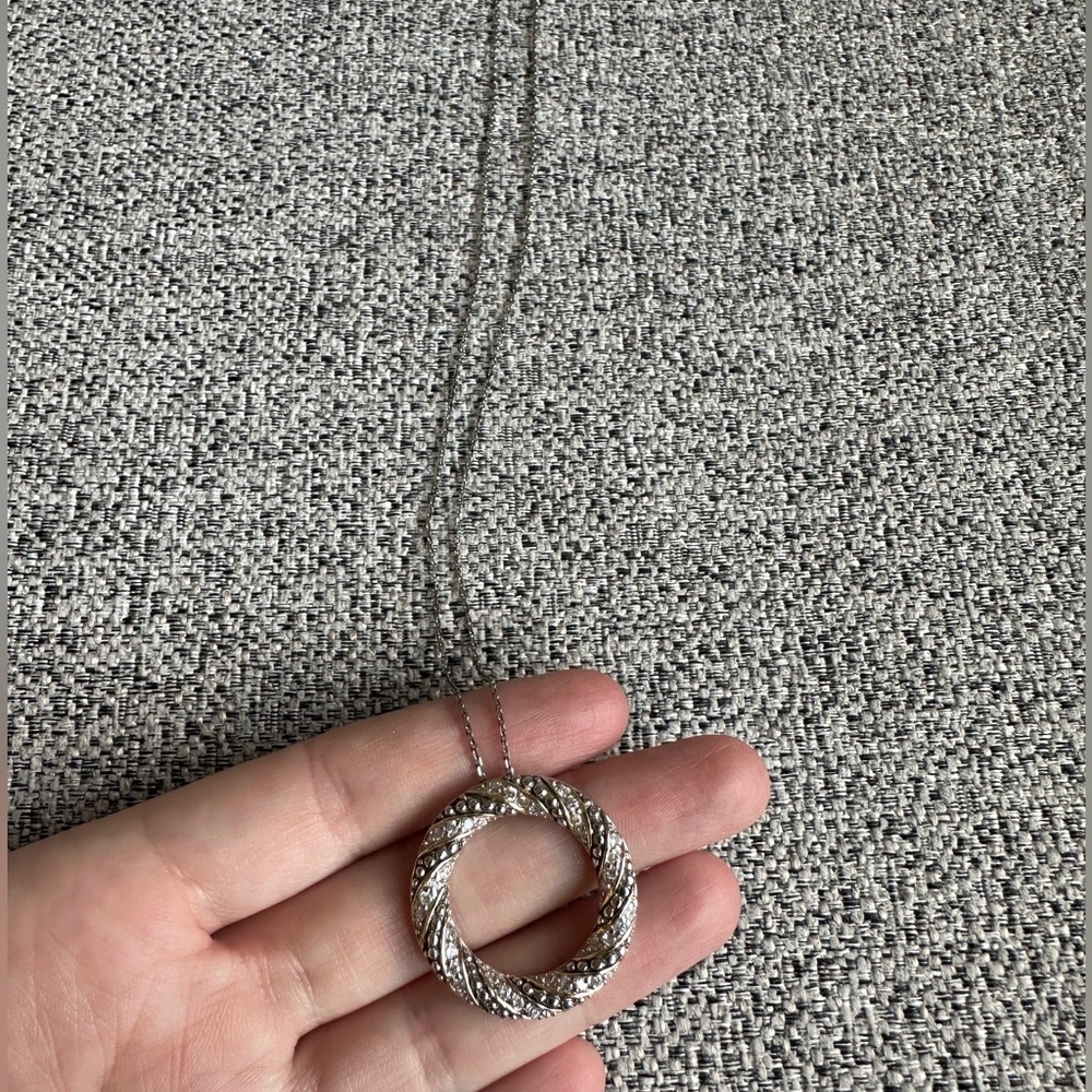 Y2K ✨ Silver & Rhinestone Necklace - Picture 6 of 8